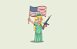 creativity patriotic retail company logo