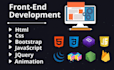 create website using  HTML, CSS, javascript, reactjs