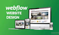 design responsive webflow landing page, webflow websiite, figma to webflow