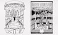 draw personalized ex libris stamp illustration