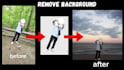 cut out unwanted objects and background