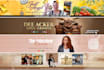 design a luxury youtube banner and logo