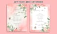design a unique wedding invitation or invitation card
