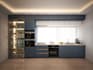 design kitchen interior in 3d and render