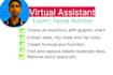 create edit apple number spreadsheet and data entry work