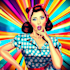 create a pinup girl art
