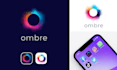 design modern app icon, digital logo and minimalist colorful gradient apps