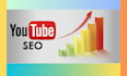 do complete youtube video SEO and organic promotion