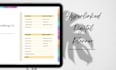 design minimalist hyperlinked planner for your etsy store
