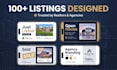 design real estate social media posts and banners