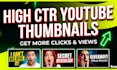 design high CTR youtube thumbnails that get more clicks fast