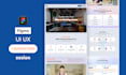 do website ui ux design figma prototype mockup, homepage design crypto exchange