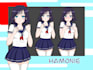 draw a custom pngtuber model for streaming in anime style