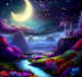 draw a fantasy landscape