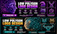 design low poly illustrations