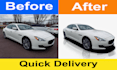 car image editing and background removal in 12 hours