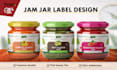 design premium food packaging label, spice label,jam ,jar and pickle labels