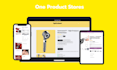 professional shopify one product dopshipping store website