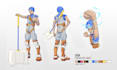 create anime character design