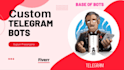 develop smart telegram bots using python
