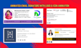 do animated, clickable HTML, gmail, outlook email signature design