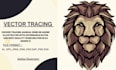 convert raster logo, image in vector file, high resolution