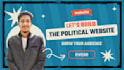 create a professional website for your political party or campaign