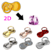 convert 2d logo into 3d model in different materials and rendering