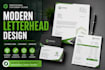 do professional letterhead design or business card design
