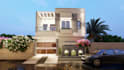 do residential house facade 3d modelling and rendering