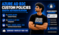 implement azure ad b2c custom policies and oauth authentication