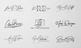 design handwritten custom digital signature logo