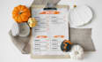 design restaurant food menu card flyer