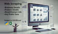 do web scraping, data extraction, data collection, scraper from any website