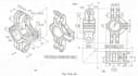 make 3d product design with technical drawing