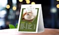 create a modern restaurant menu design
