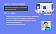 be your experience PHP, laravel web developer