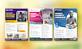 charity, donation, nonprofit, fundraising flyer and social media post design