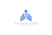 design religious church logo with creative thinking