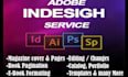 do any indesign project ex catalog, portfolio and magazine