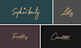design, scripted, signature, cursive, handwritten logo
