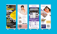 design roll up banner, retractable banner, pull up banner, or roller banner