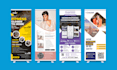 design roll up banner, retractable banner, pull up banner, or roller banner