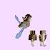 transform your minecraft skin into person