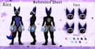 draw your furry or fursona reference sheet nsfw or sfw