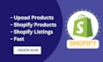 upload shopify products, add shopify manually