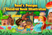 draw professional children story book illustrations