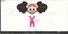 do character rigg for 2d animation, kids animation, in moho