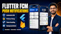 set up firebase push notifications fcm in flutter app
