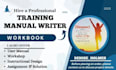 design training manual, workbook, technical writing user guide, workshop